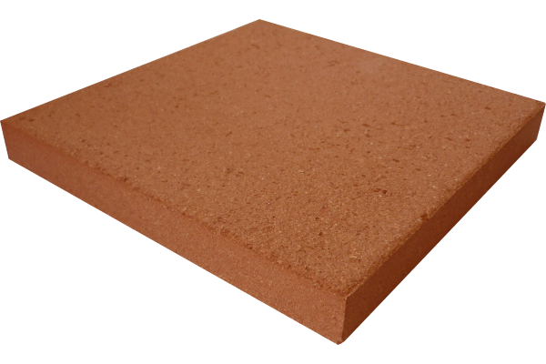 Tijoleira refratária prensada vermelho