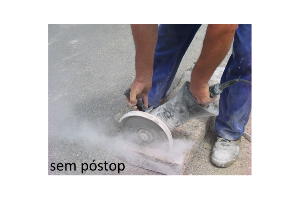 Póstop eliminador de pó para rebarbadora