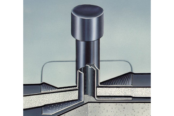 Chaminé ventilação vapor