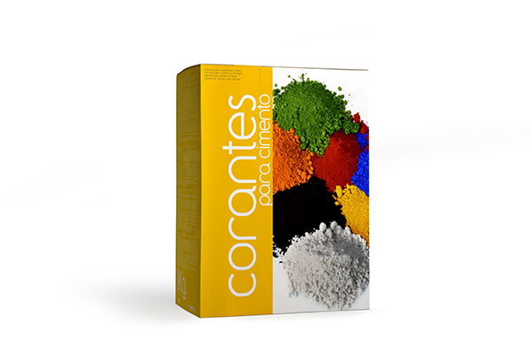 Corantes para cimento em pó e óxido de ferro