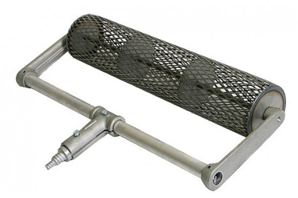 Rolo metálico para alisar betão fresco