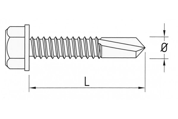 Parafuso broca DIN 7504-K