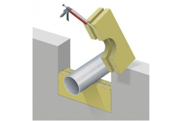 Lã de rocha Rockwool Conlit - especial fogo