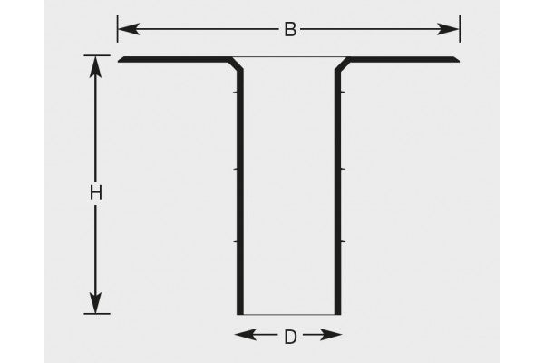 Bocal saída vertical TPO - Cinzento