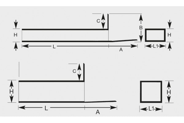 Gárgula angular TPO - Cinzento