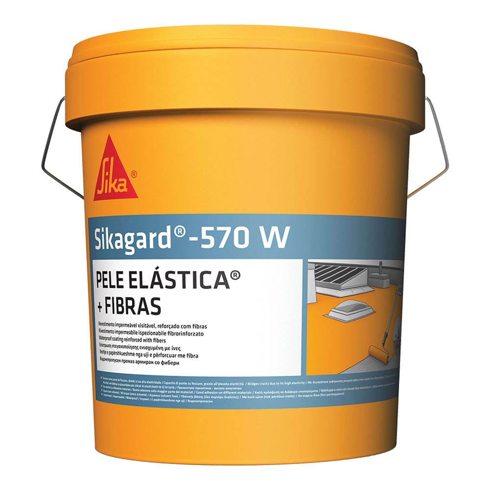 Sikagard 570 W Pele Elástica + Fibras