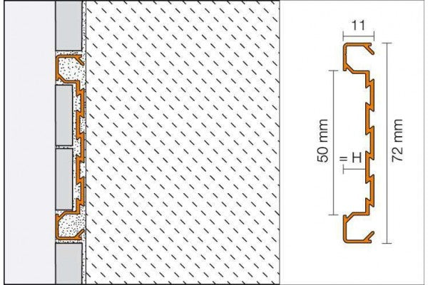 Quadec-FS - Alumínio Anodizado Natural