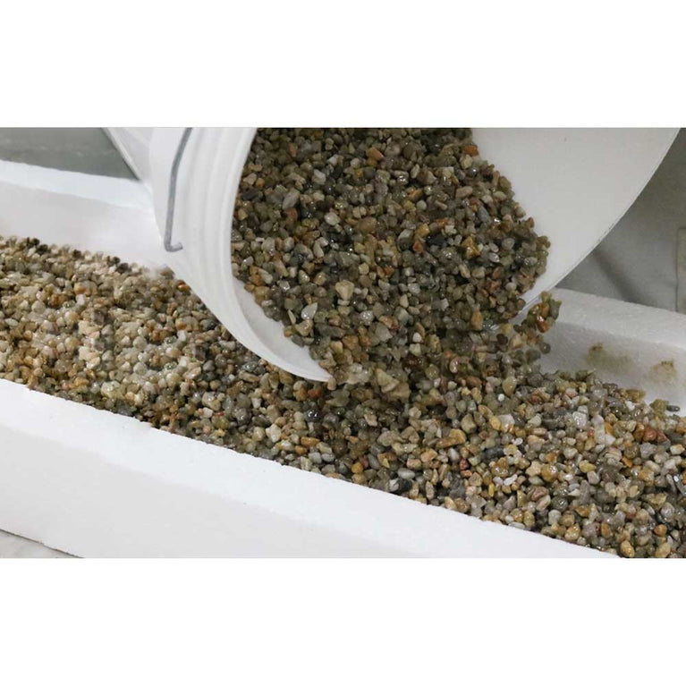 Topeca Floor Natural - compactação e fixação de agregados naturais