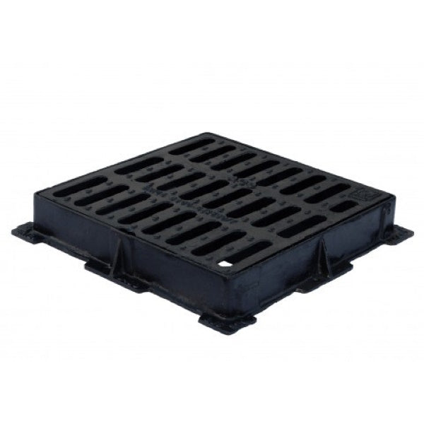 Grelha sumidouro quadrada plana I-Basic D400 - ACO