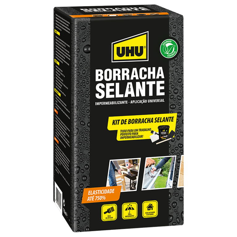 Kit de Borracha Selante - caixa 750ml  - UHU
