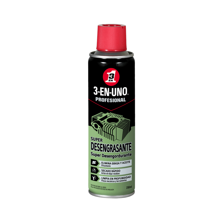 Spray Super Desengordurante 250 ml - 3-EN-UNO