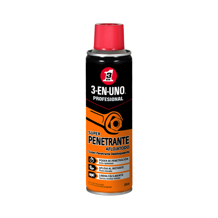 Spray lubrificante Super penetrante desbloqueante 400 ml - 3-EN-UNO