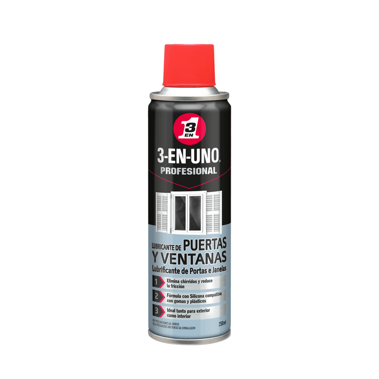 Lubrificante Portas e Janelas 250 ml - 3-EN-UNO