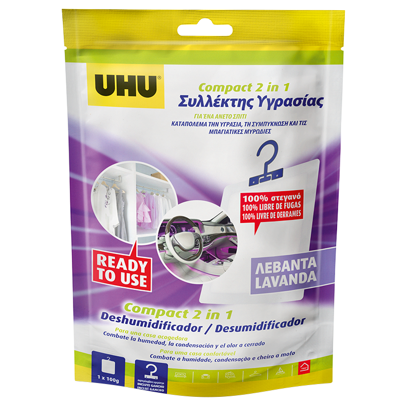 Desumidificador Compacto - 100g- UHU