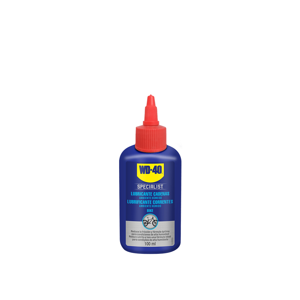 Lubrificante correntes ambiente húmido Specialist Bike 100 ml - WD-40