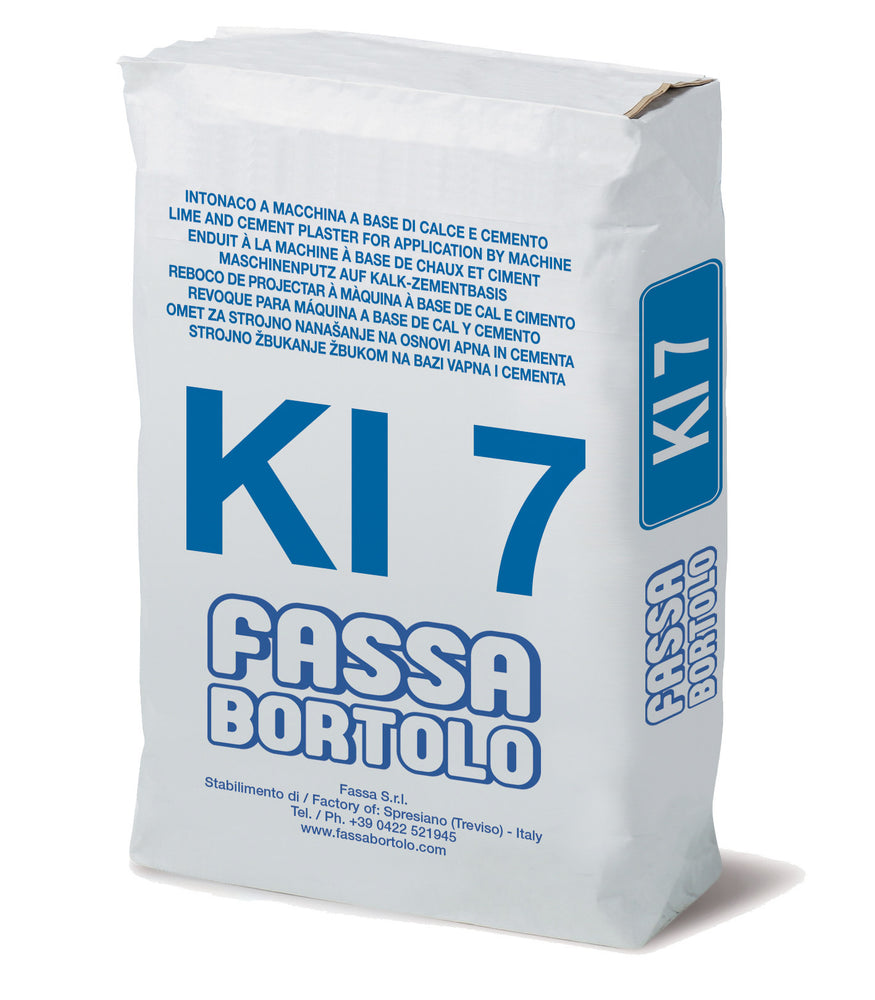 Reboco hidrofugo KI 7 - Cinza - FASSA