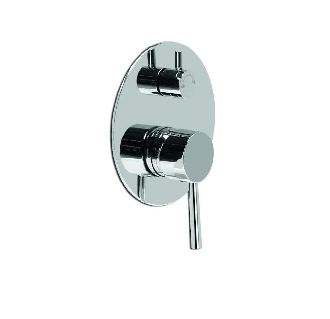 Monocomando de Duche de Encastrar 2 Vias - Linha Domus