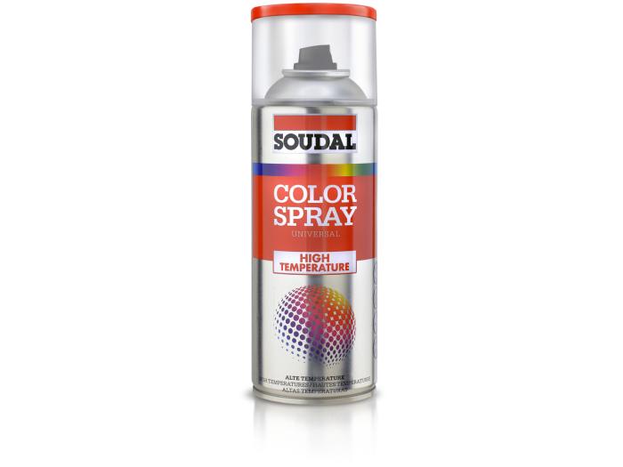 Tinta Spray para Altas Temperaturas - Soudal - 400ml