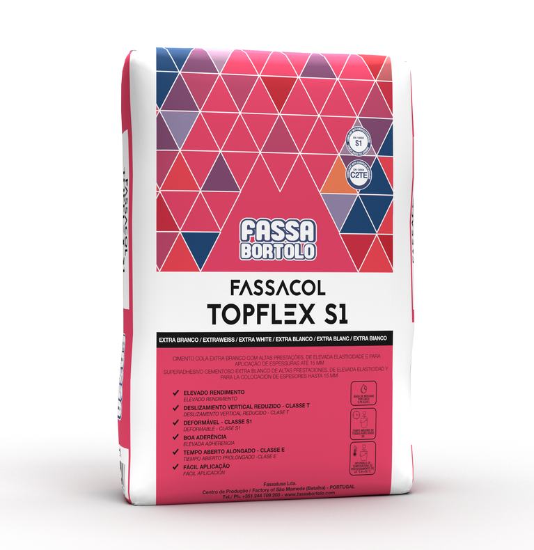 Cimento-cola Fassacol TopFlex S1 - 25 Kg
