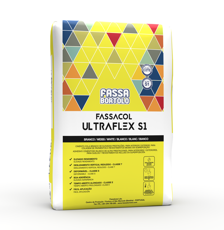 Cimento-cola Fassacol Ultraflex S1 - 25 Kg - FASSA