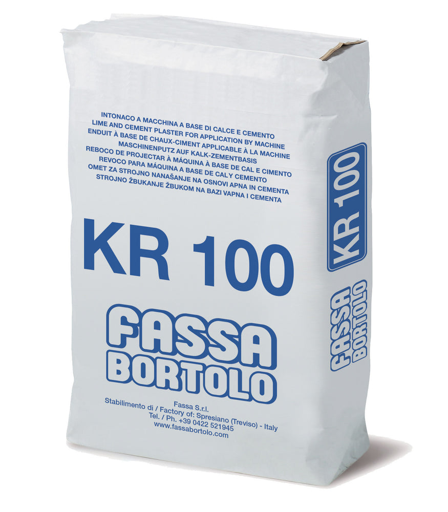 Reboco hidrofugo KR 100 - Cinza - FASSA