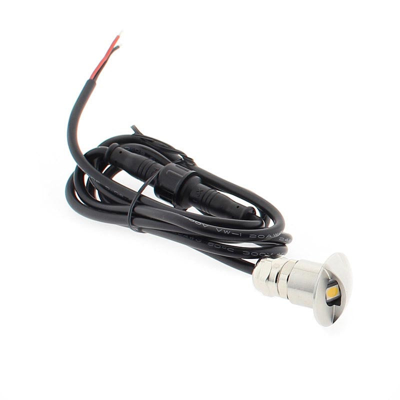 Foco POD LED - IP67 Aço inox - 1W