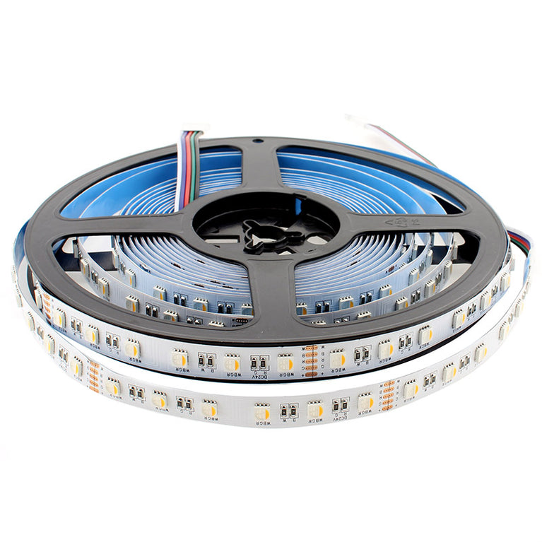 Fita LED EPISTAR SMD5050 RGB+W - DC24V - 5m (60Led/m 4 em 1)