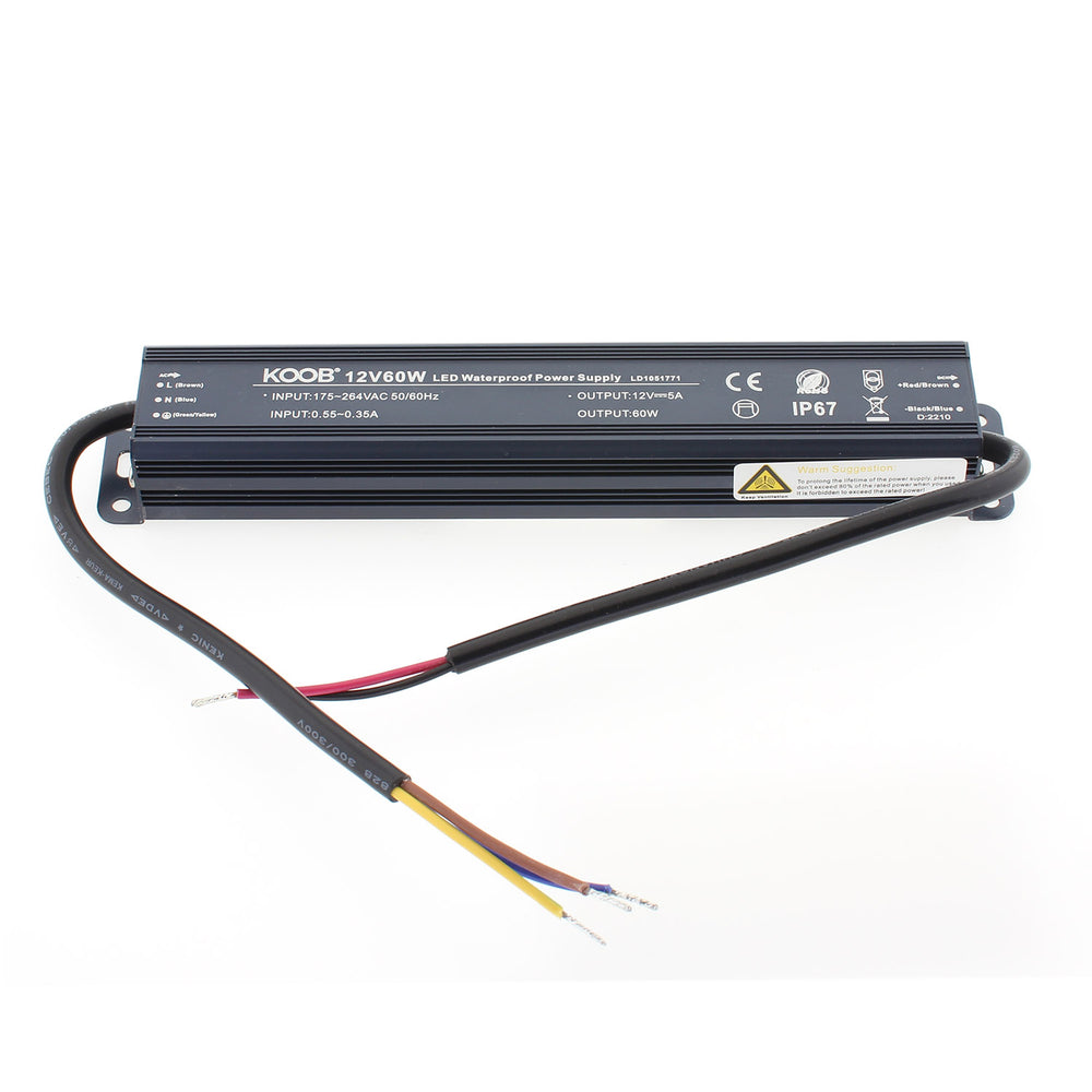 Fonte de alimentação IP67 - DC12V/60W/5A