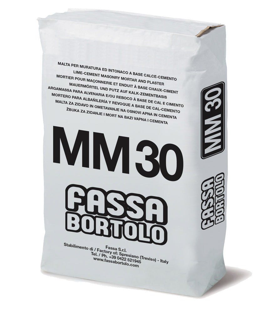 Argamassa para alvenaria MM30 - Cinza - 25KG - FASSA