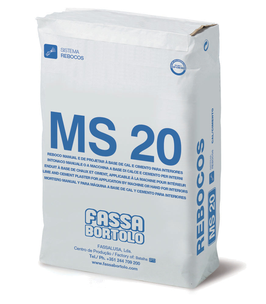 Reboco MS 20 - Cinza - FASSA