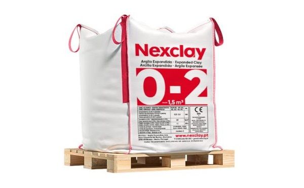 Argila expandida 0-2 (0,25 a 5,6 mm)
