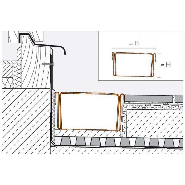 Canal drenagem inox - TROBA-LINE-TL  SCHLÜTER