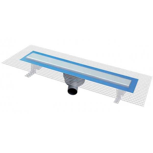 Ralo para escoamento em linha em ABS e grelha inox - FIRST