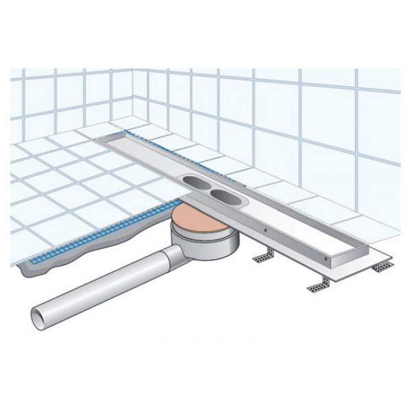 Ralo para escoamento em linha em ABS e grelha inox - FIRST