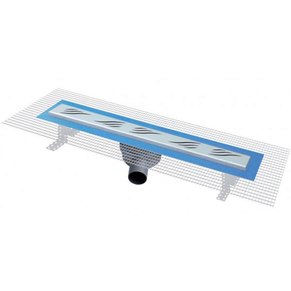 Ralo para escoamento em linha em ABS e grelha inox - FIRST