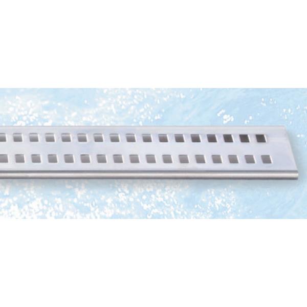 Ralo ECO em ABS e grelha inox para escoamento em linha - FIRST