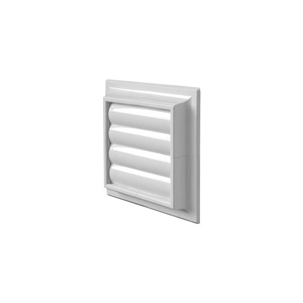 Grelha de ventilação Alhetas de Gravidade Tipo S em PVC