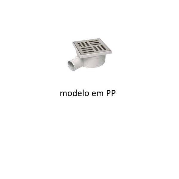 Ralo Sifonado orientável em PP ou ABS e Grelha Inox