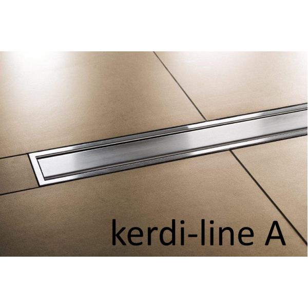 Remates e coberturas para escoamentos Kerdi-line - modelos A, B e C - SCHLÜTER