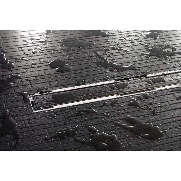 Remates e coberturas para escoamentos Kerdi-line - modelos A, B e C - SCHLÜTER