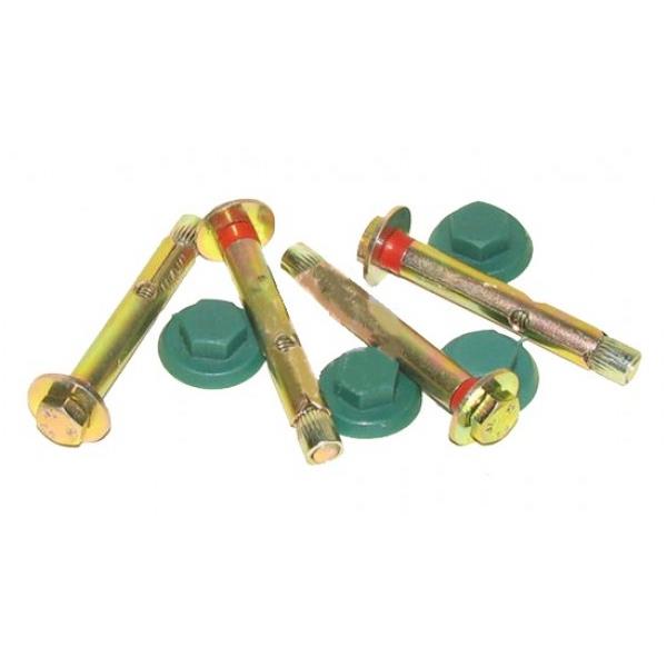 Fixações para Base de Poste Plastificado - 60x60mm