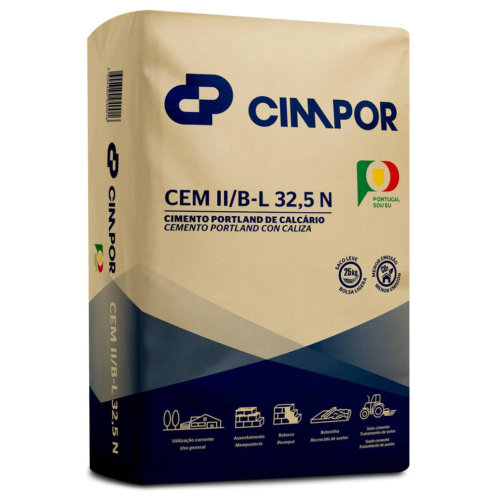 Cimento Cimpor - Tipo II 32.5 - 25 Kg
