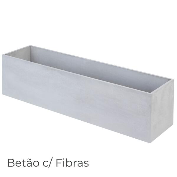 Floreira de betão e fibras