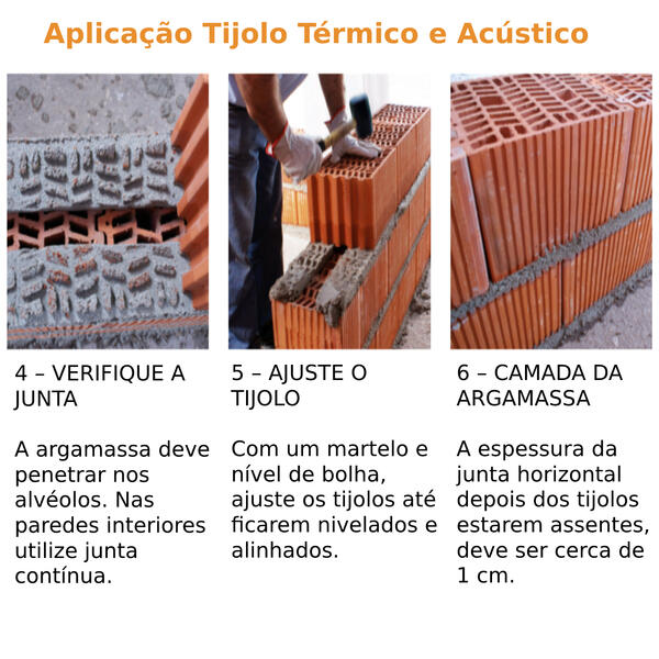 Tijolo Cerâmico Térmico e Acústico - PRECERAM