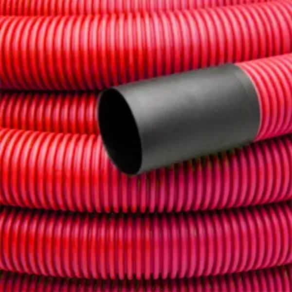 Tubo Corrugado Vermelho Eletricidade