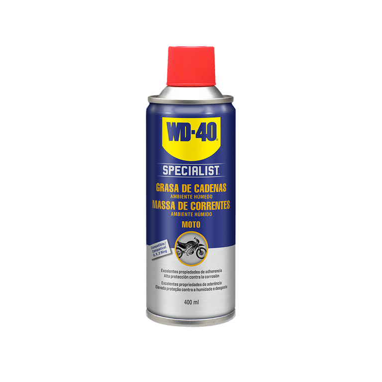 Massa de correntes Specialist Moto 400 ml - WD-40