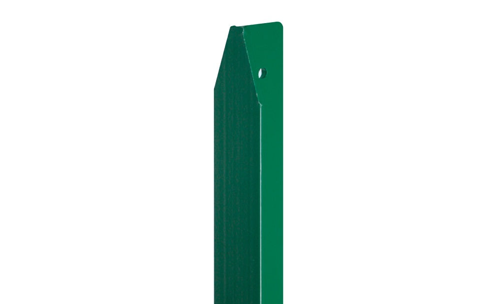 Poste T Galvanizado e Plastificado Verde