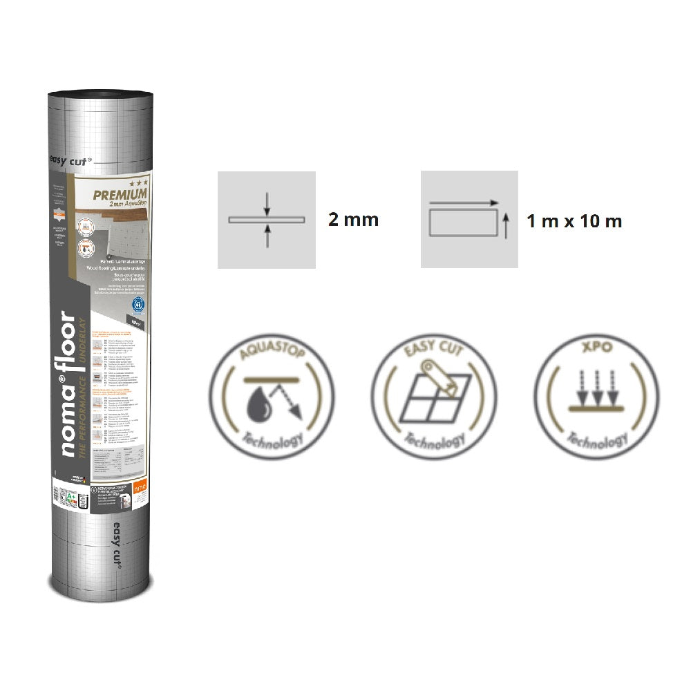 Lâmina Premium Aquastop 2mm - Nomafloor