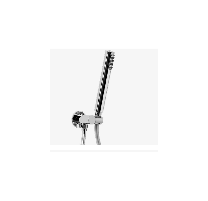 Kit de Chuveiro c/ Suporte Regulável Redondo - Linha COSMOS