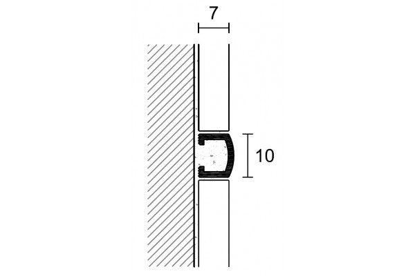 Listelo Cromado Prolist - 7mm